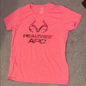 Realtree Kids Bright Pink Short Sleeve Tee